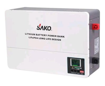 Батарея LiFePO4 Sako SK-51.2В 100А*г (5.1 кВт*г) Sako SK-51.2V100Ah фото